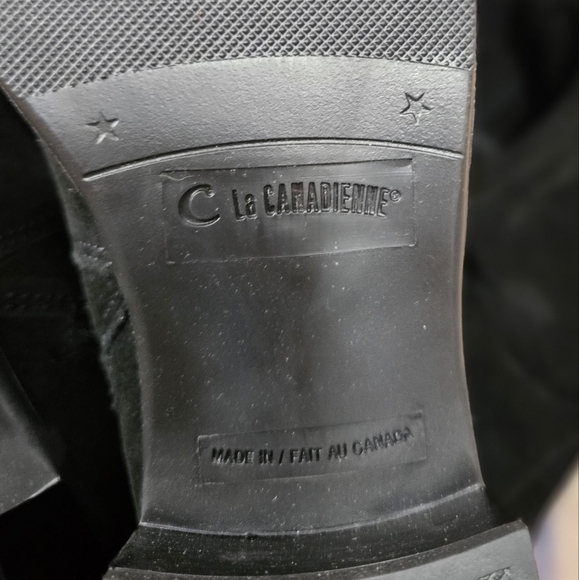 NEW La Canadienne | Passion Black Suede Riding Boot - Picture 6 of 10